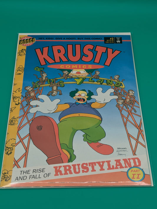 Krusty Comics #2: The Rise and Fall of Krustyland Part II (1995) - Bongo Comic Collectibles:Comic Books & Memorabilia:Comics:Comics & Graphic Novels JJJambers Jamboree