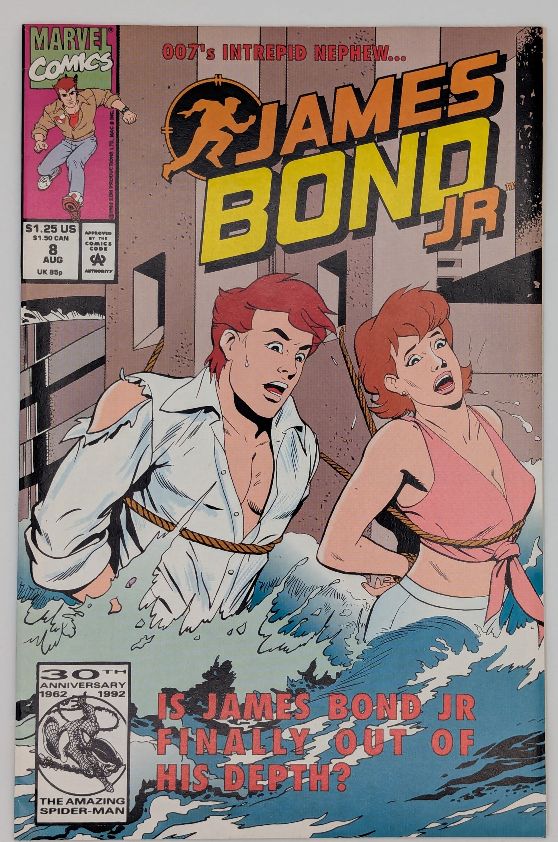 James Bond Jr. #8 (1992) - Marvel Comic - VF Collectibles:Comic Books & Memorabilia:Comics:Comics & Graphic Novels JJJambers Jamboree