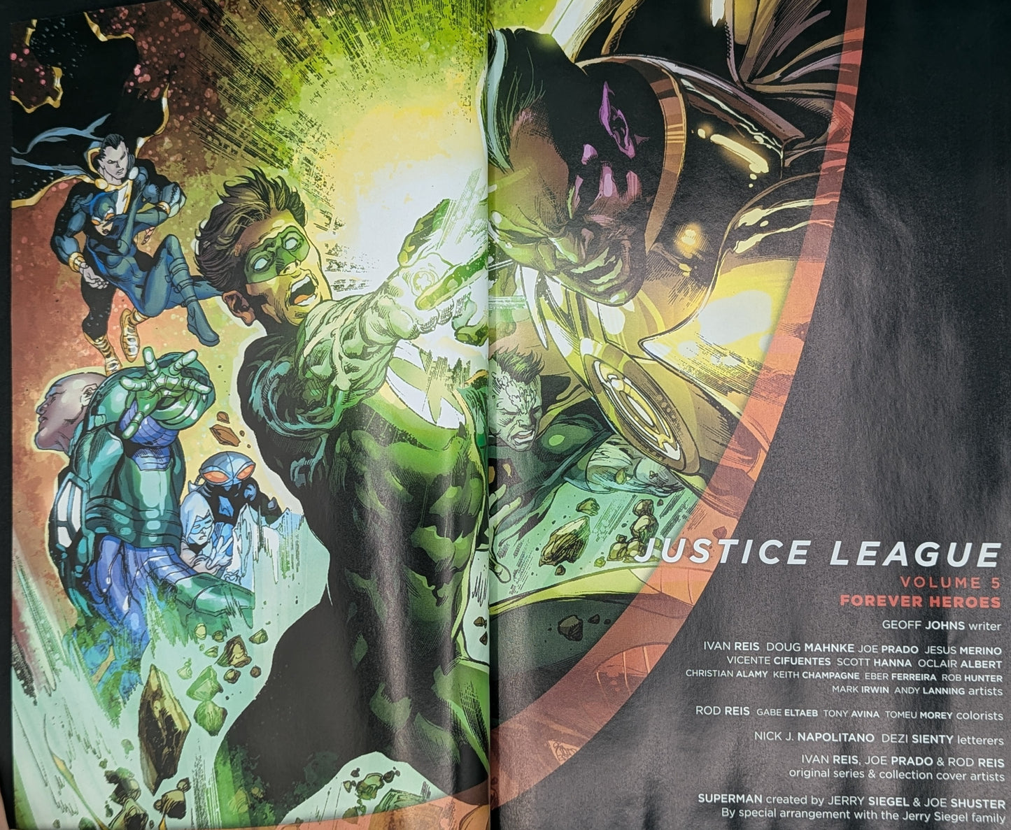 Justice League, New 52 Vol. 5: Forever Heroes - DC Hardback (missing book jacket) Collectibles:Comic Books & Memorabilia:Comics:Comics & Graphic Novels JJJambers Jamboree   