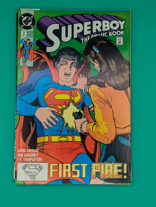 Superboy #2: First Fire (1992) - DC Comics Collectibles:Comic Books & Memorabilia:Comics:Comics & Graphic Novels JJJambers Vintage Vault   