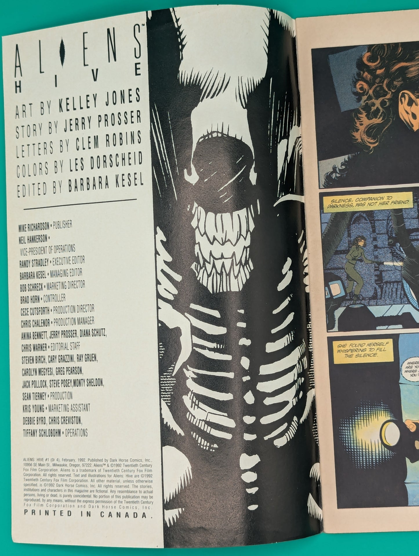 Aliens: Hive #1 of 4 (1992) - Dark Horse Comics Collectibles:Comic Books & Memorabilia:Comics:Comics & Graphic Novels JJJambers Vintage Vault   