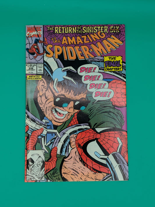Spider-Man, Amazing #339: Revenge of the Sinister Six Part 6 of 6 (1990) - Marvel Comic Collectibles:Comic Books & Memorabilia:Comics:Comics & Graphic Novels JJJambers Jamboree