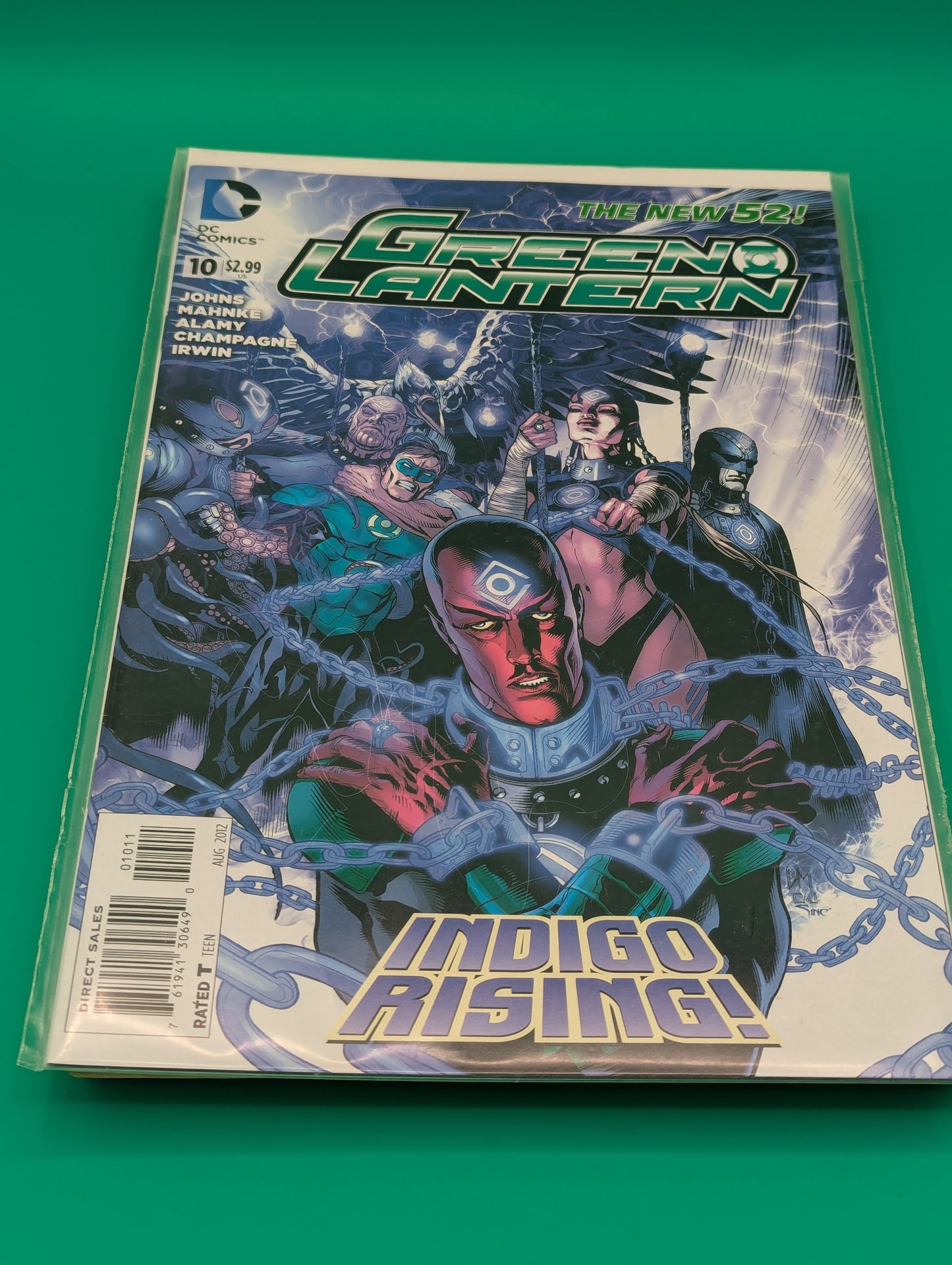 Green Lantern, New 52 #10: Indigo Rising (2011) - DC Comics Collectibles:Comic Books & Memorabilia:Comics:Comics & Graphic Novels JJJambers Vintage Vault   