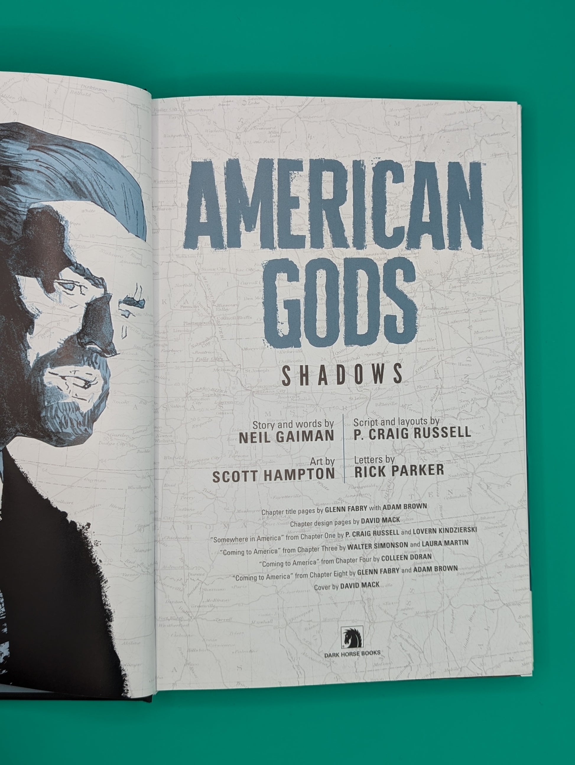 American Gods Volume 1: Shadows (2018)- Dark Horse Hardcover Graphic Novel Collectibles:Comic Books & Memorabilia:Comics:Comics & Graphic Novels JJJambers Vintage Vault   