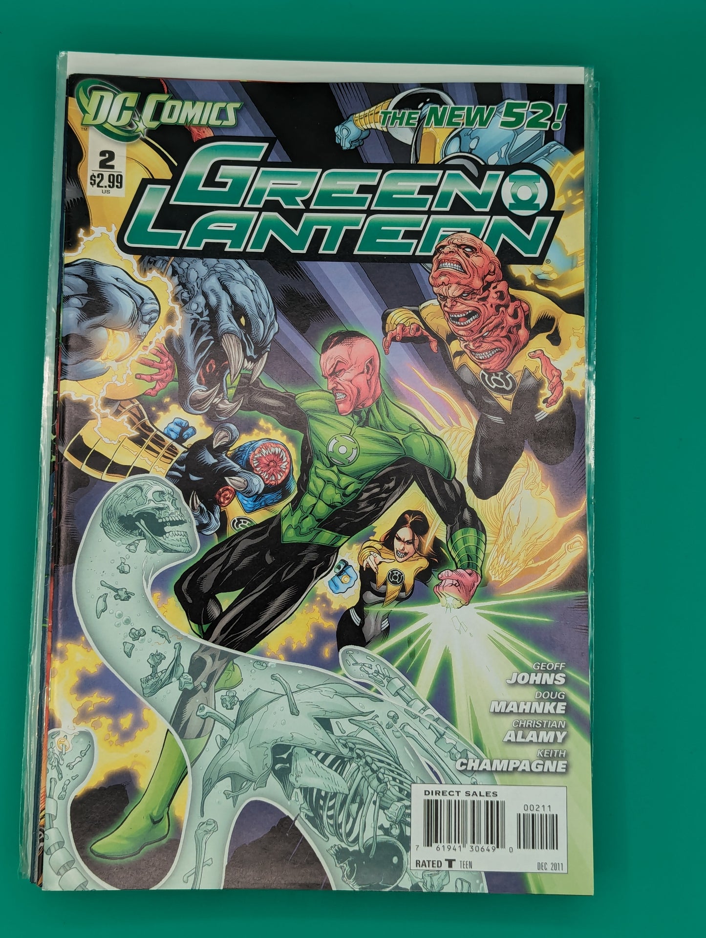 Green Lantern, New 52 #2 (2011) - DC Comics Collectibles:Comic Books & Memorabilia:Comics:Comics & Graphic Novels JJJambers Vintage Vault   