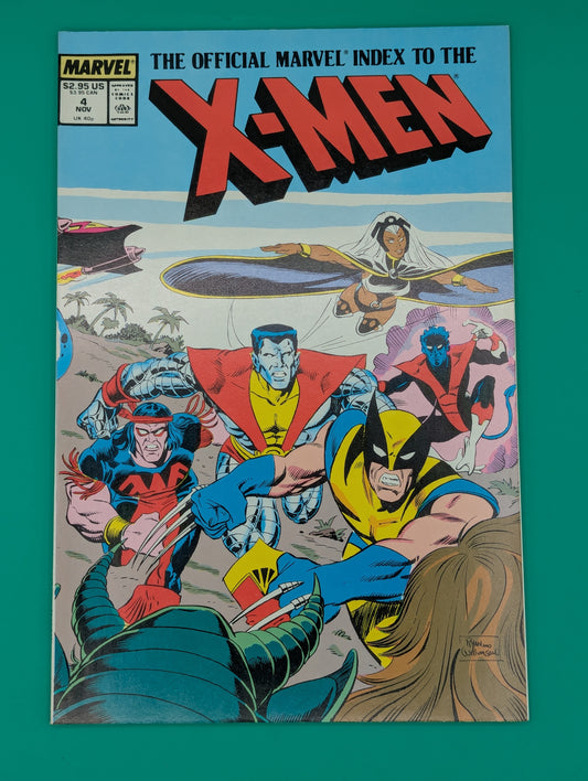 Official Marvel Index to the X-Men, The #4 (1987) - Marvel Comic Collectibles:Comic Books & Memorabilia:Comics:Comics & Graphic Novels JJJambers Jamboree