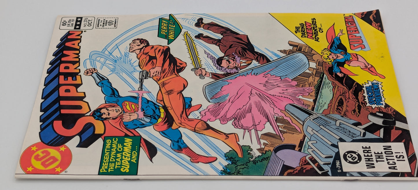 Superman #376 (1982) - DC Comic - F/VF Collectibles:Comic Books & Memorabilia:Comics:Comics & Graphic Novels JJJambers Jamboree