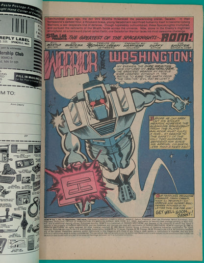 ROM #10 (1980) - Marvel Comic - VF Collectibles:Comic Books & Memorabilia:Comics:Comics & Graphic Novels JJJambers Jamboree