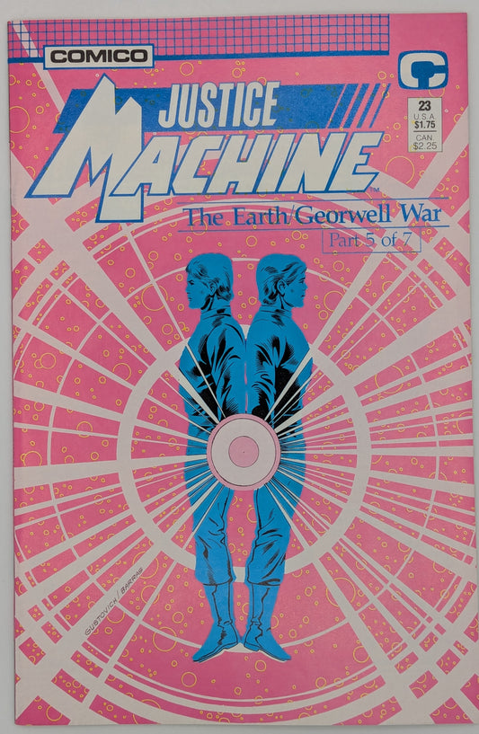 Justice Machine #23 (1989) - Comico Comic - VF Collectibles:Comic Books & Memorabilia:Comics:Comics & Graphic Novels JJJambers Vintage Vault