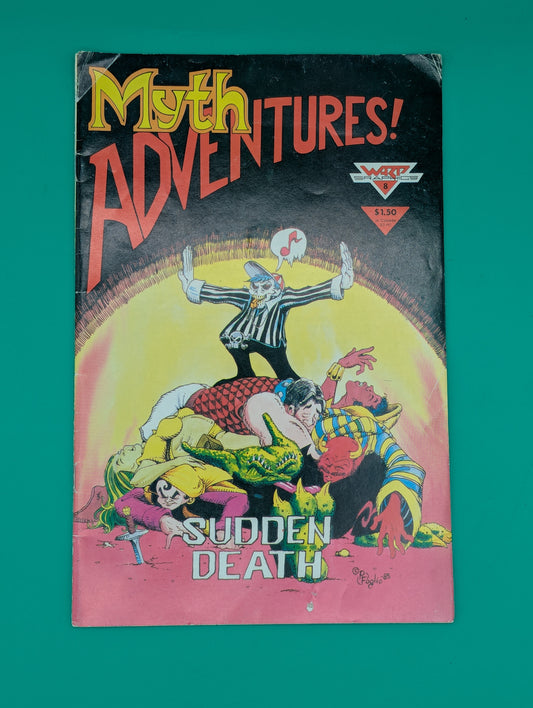 Myth Adventures #8: Sudden Death (1982) - Warp Comic Collectibles:Comic Books & Memorabilia:Comics:Comics & Graphic Novels JJJambers Jamboree