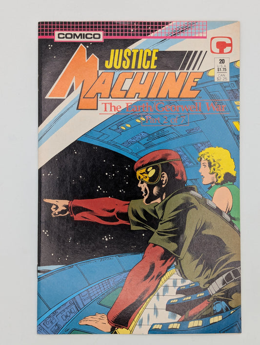 Justice Machine #20 (1989) - Comico Comic - VF Collectibles:Comic Books & Memorabilia:Comics:Comics & Graphic Novels JJJambers Vintage Vault