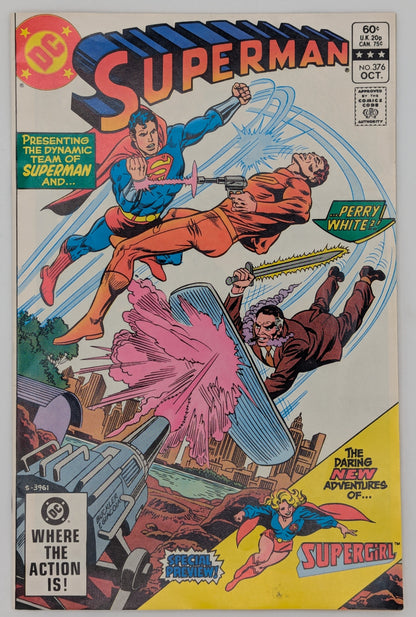 Superman #376 (1982) - DC Comic - F/VF Collectibles:Comic Books & Memorabilia:Comics:Comics & Graphic Novels JJJambers Jamboree