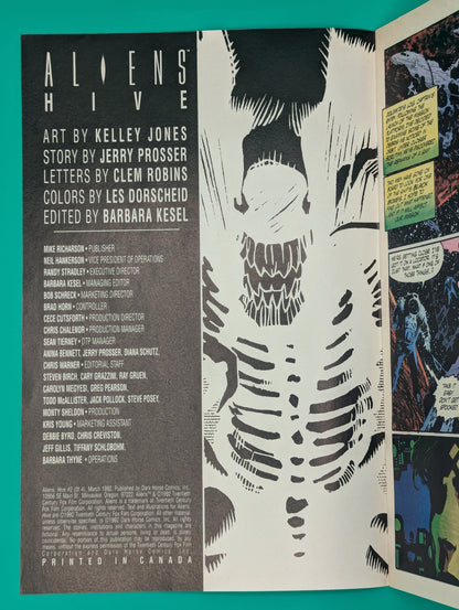 Aliens: Hive #2 of 4 (1992) - Dark Horse Comics Collectibles:Comic Books & Memorabilia:Comics:Comics & Graphic Novels JJJambers Vintage Vault   