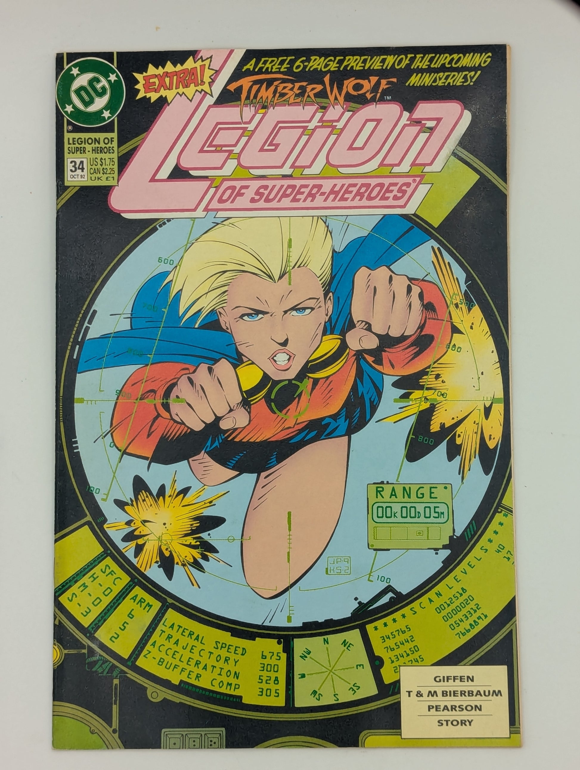Legion of Super-Heroes #34 (1992) - DC Comic - FN+ Collectibles:Comic Books & Memorabilia:Comics:Comics & Graphic Novels JJJambers Vintage Vault