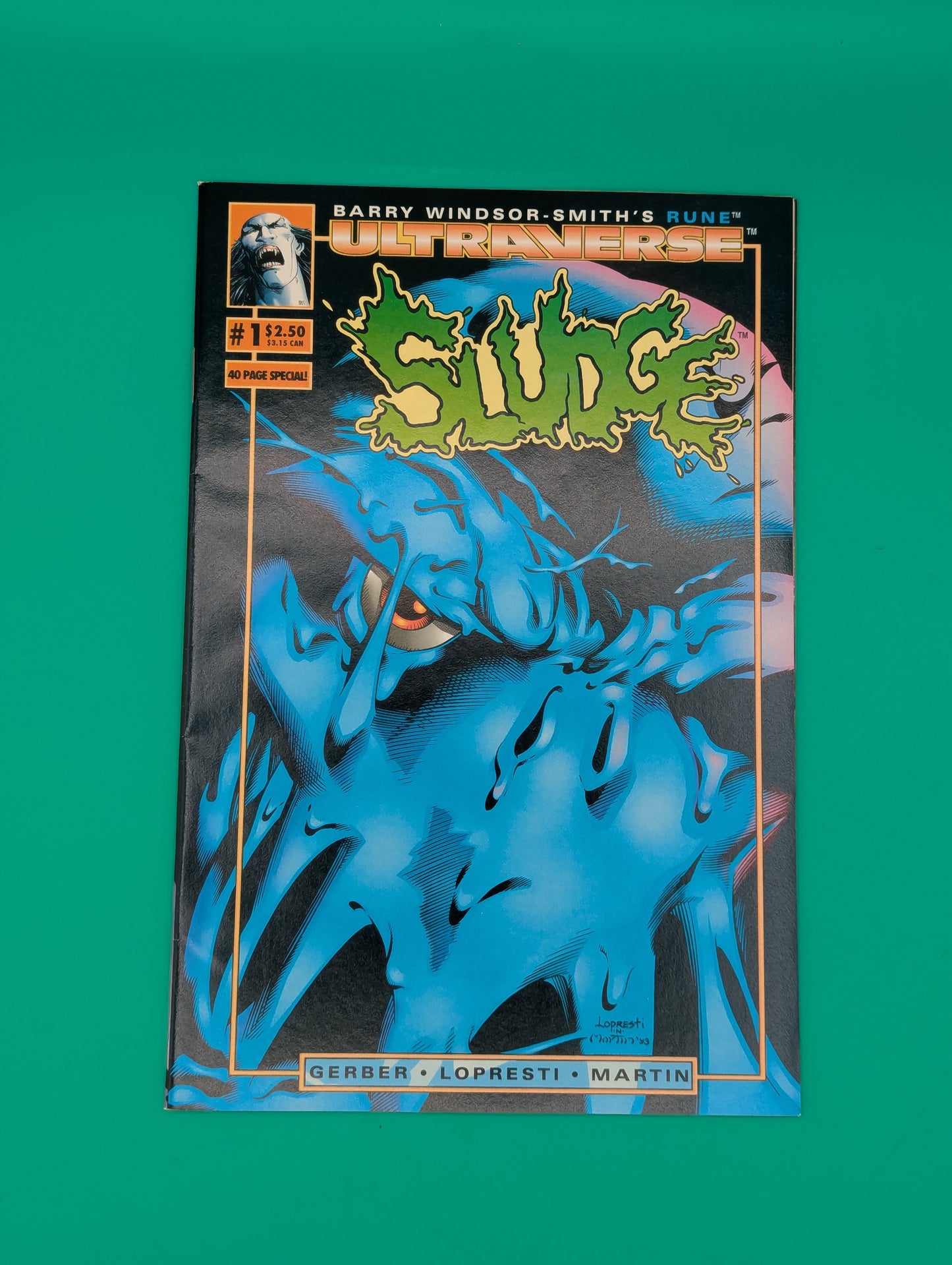 Sludge #1 (1993) - Malibu Comic - Excellent Condition Collectibles:Comic Books & Memorabilia:Comics:Comics & Graphic Novels JJJambers Jamboree