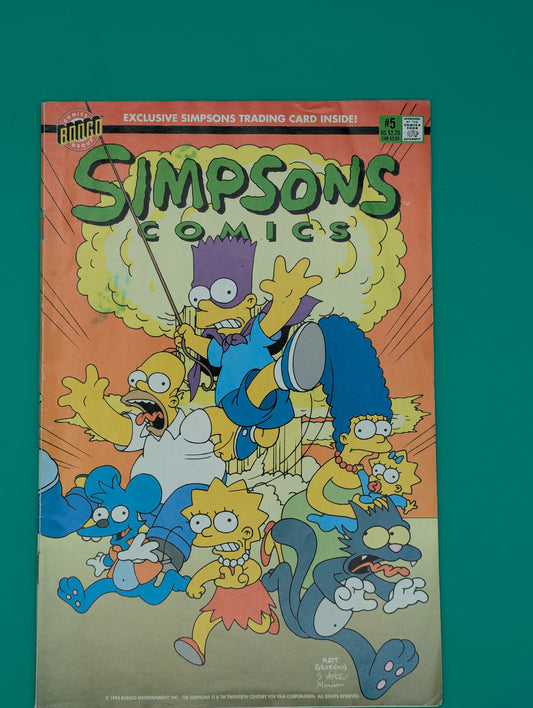 The Simpsons Comics #5 (1994) - Bongo Comics Collectibles:Comic Books & Memorabilia:Comics:Comics & Graphic Novels JJJambers Vintage Vault   