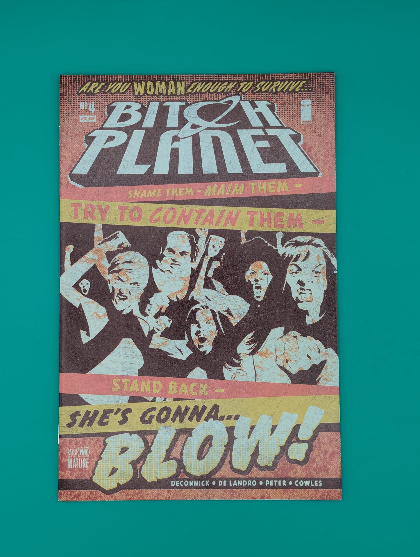Bitch Planet #4: Stand Back - She's Gonna...Blow! (2015) - Image Comic Collectibles:Comic Books & Memorabilia:Comics:Comics & Graphic Novels JJJambers Jamboree