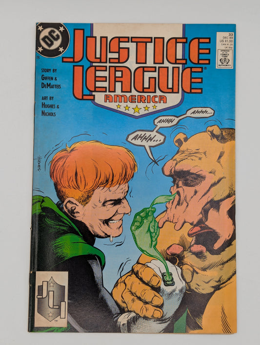Justice League America #33 (1989) - DC Comics - F/VF Collectibles:Comic Books & Memorabilia:Comics:Comics & Graphic Novels JJJambers Vintage Vault