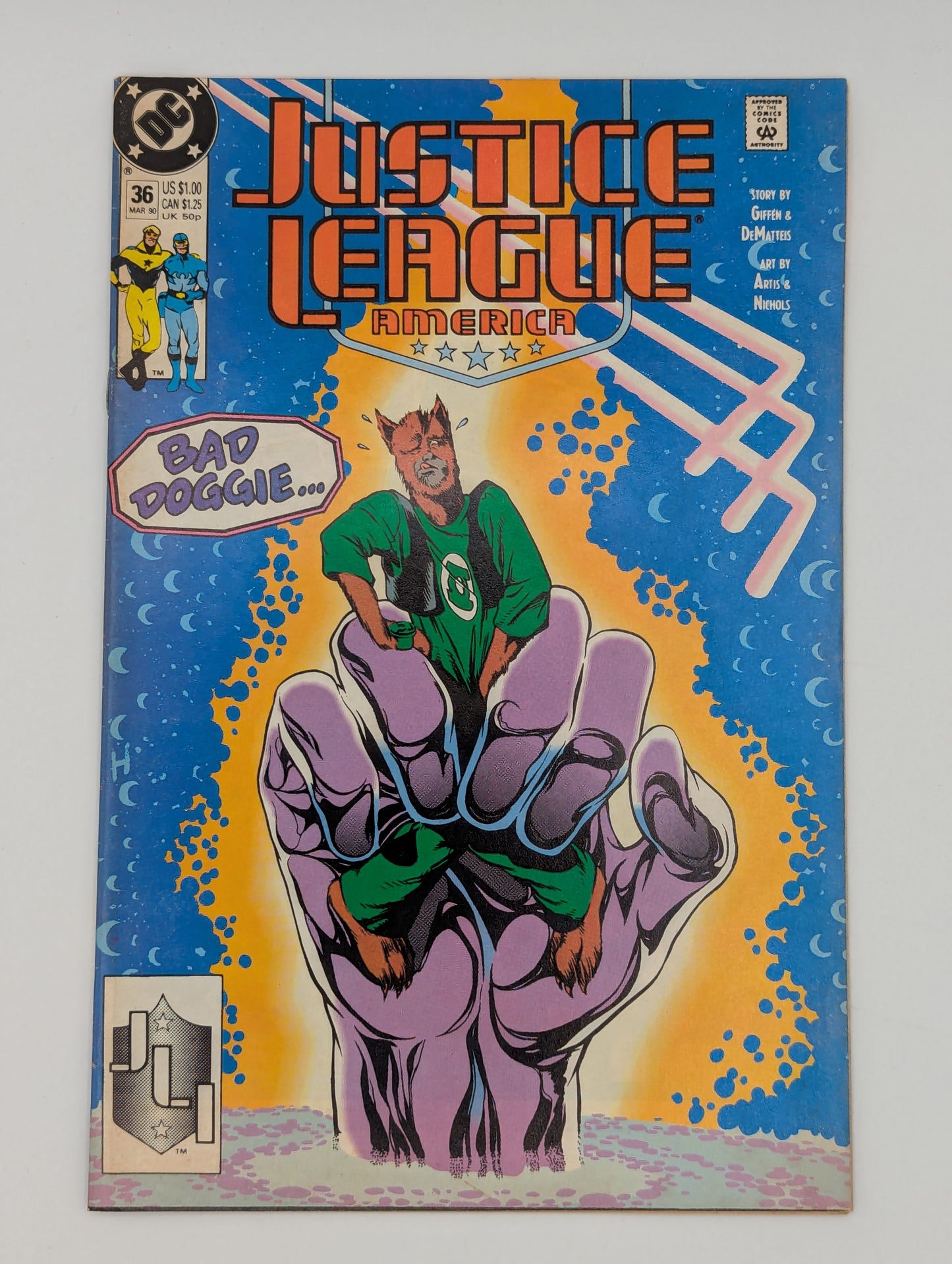 Justice League America #36 (1990) - DC Comics - VF Collectibles:Comic Books & Memorabilia:Comics:Comics & Graphic Novels JJJambers Vintage Vault