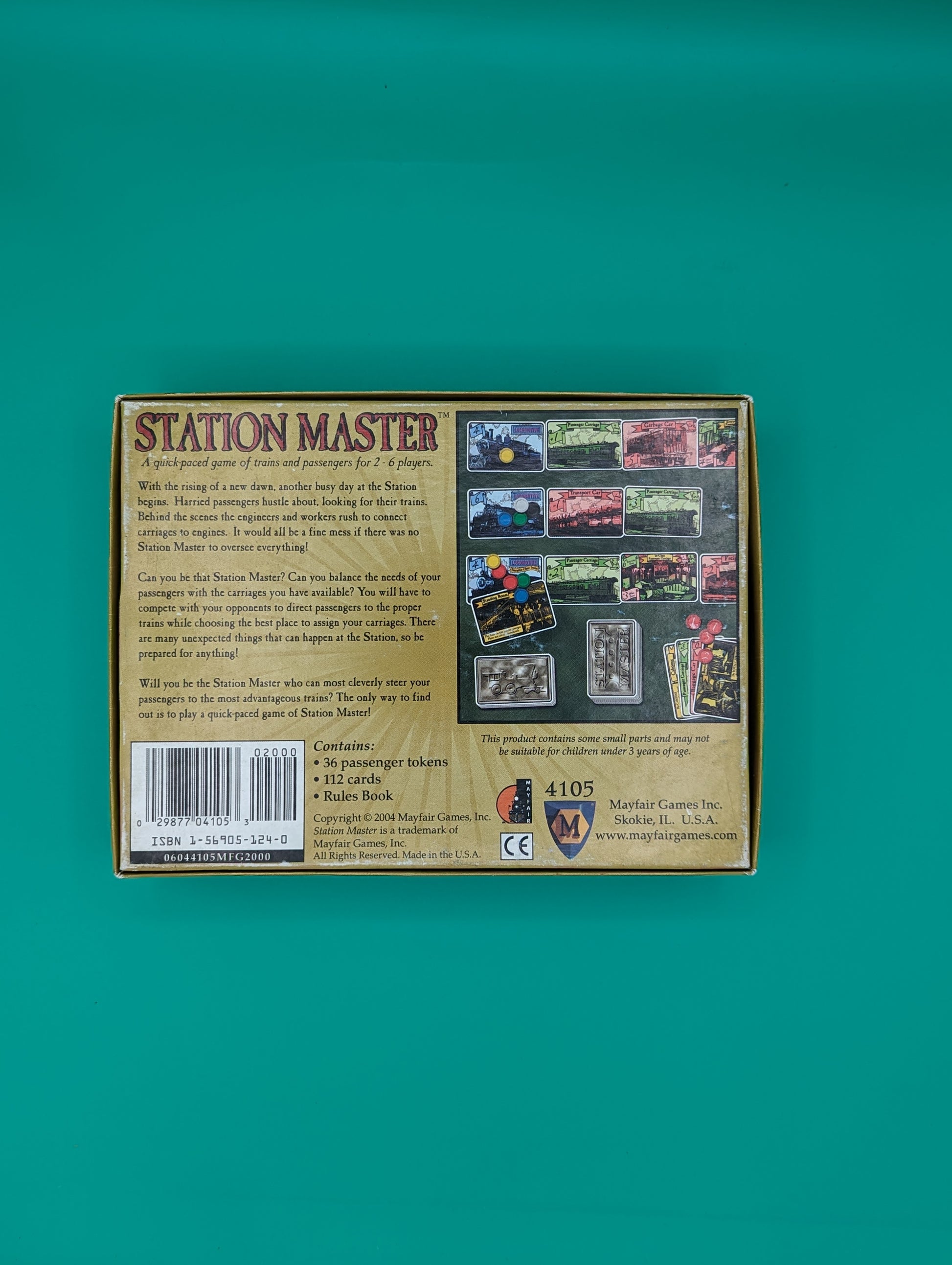 Station Master Board Game (2004) - Used, 100% Complete - Mayfair Games Toys & Hobbies:Games:Board & Traditional Games:Contemporary Manufacture JJJambers Jamboree   