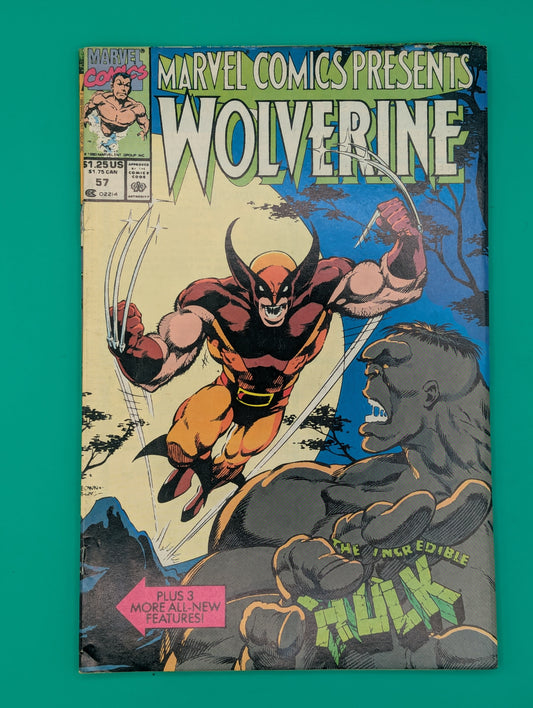 Wolverine, Marvel Comics Presents #57 (1990) - Marvel Comic - VF/NM Collectibles:Comic Books & Memorabilia:Comics:Comics & Graphic Novels JJJambers Jamboree