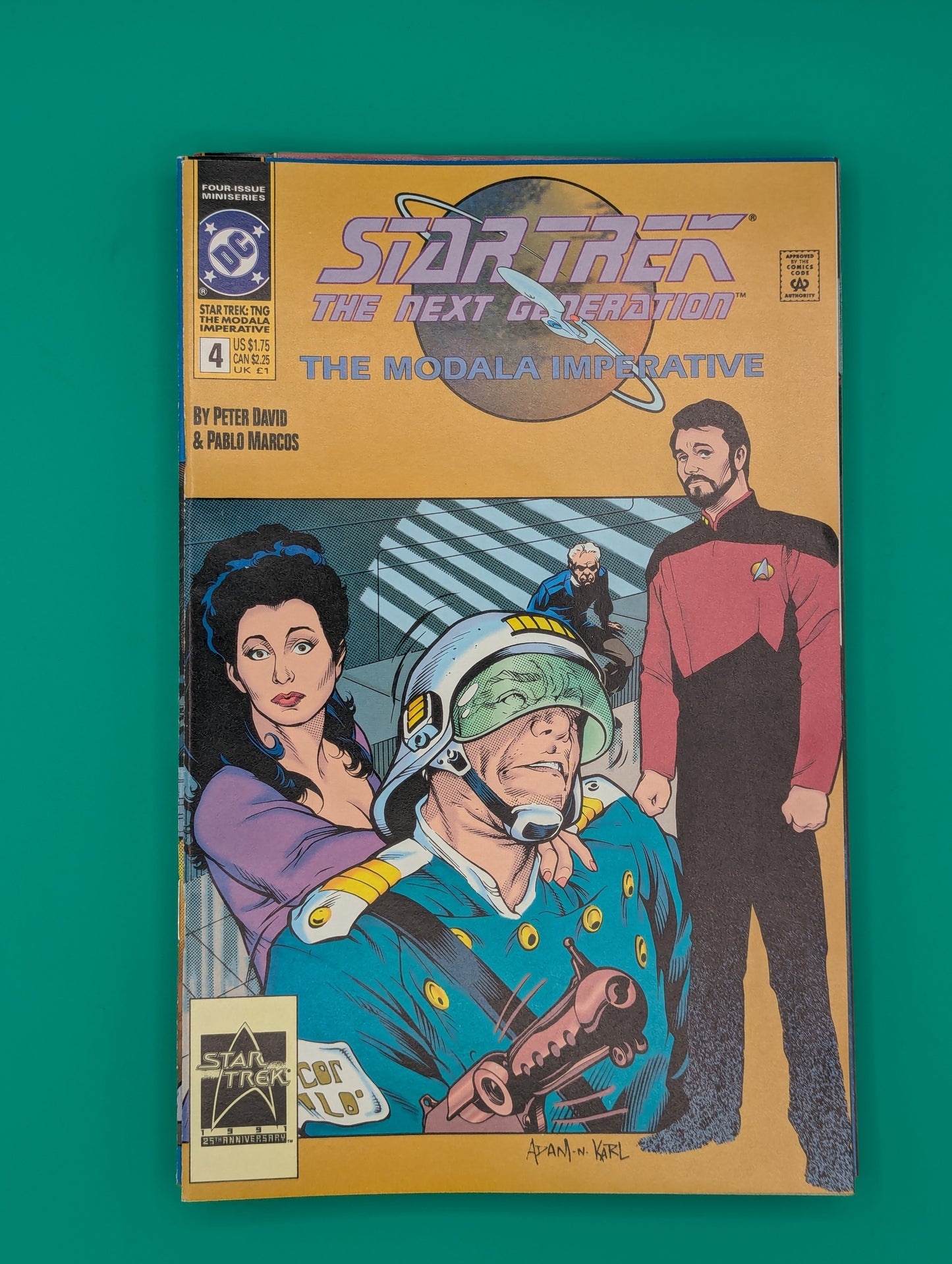 Star Trek: The Next Generation: The Modela Imperative (1991, miniseries book 4 of 4) - DC Comics Collectibles:Comic Books & Memorabilia:Comics:Comics & Graphic Novels JJJambers Vintage Vault   