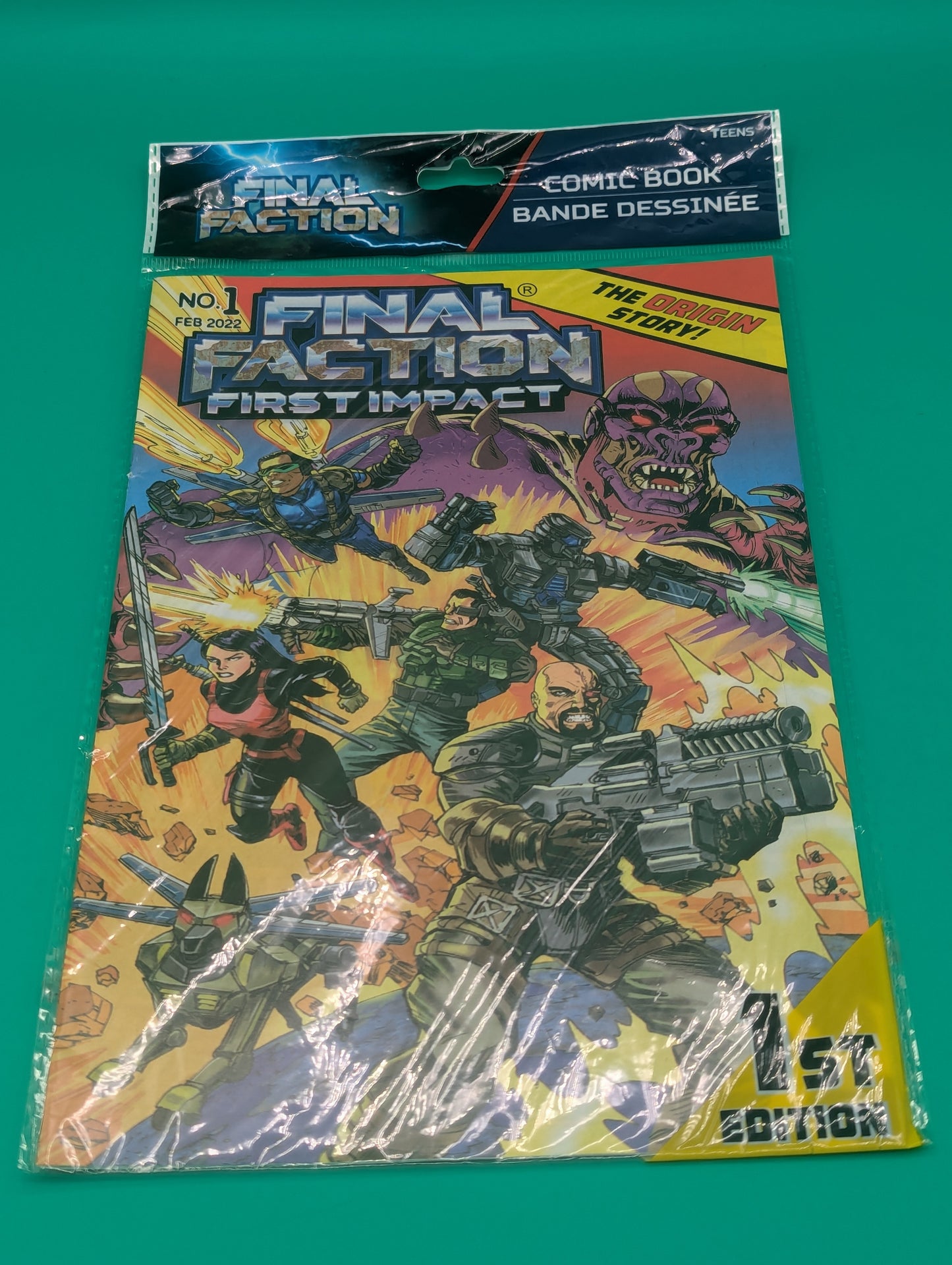 Final Faction: First Impact #1 (2022) - Teens Faction Comic [Sealed] Collectibles:Comic Books & Memorabilia:Comics:Comics & Graphic Novels JJJambers Jamboree