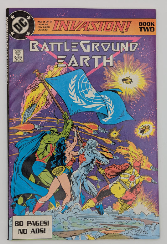 Invasion! #2 (1988) - DC Comic - FN+ Collectibles:Comic Books & Memorabilia:Comics:Comics & Graphic Novels JJJambers Jamboree