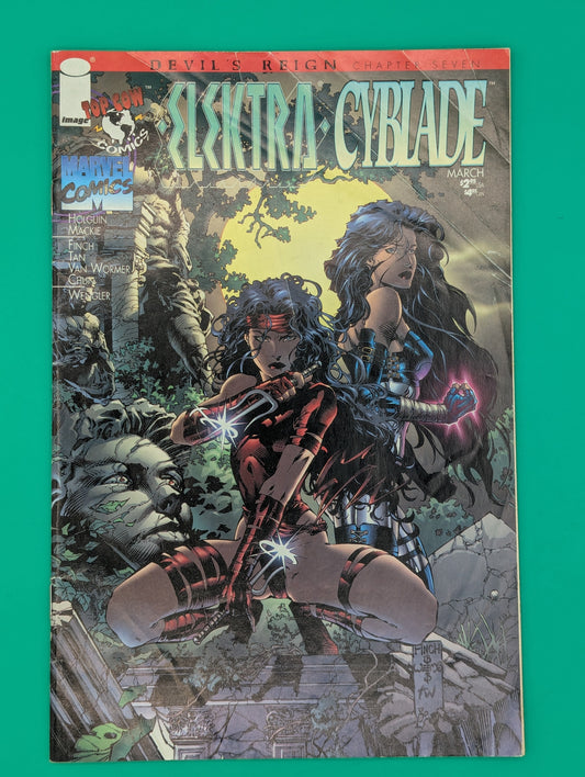 Elektra/Cyblade: Devil's Reign Chapter 7 (1995) - Image/Marvel Comic - VG/FN Collectibles:Comic Books & Memorabilia:Comics:Comics & Graphic Novels JJJambers Jamboree