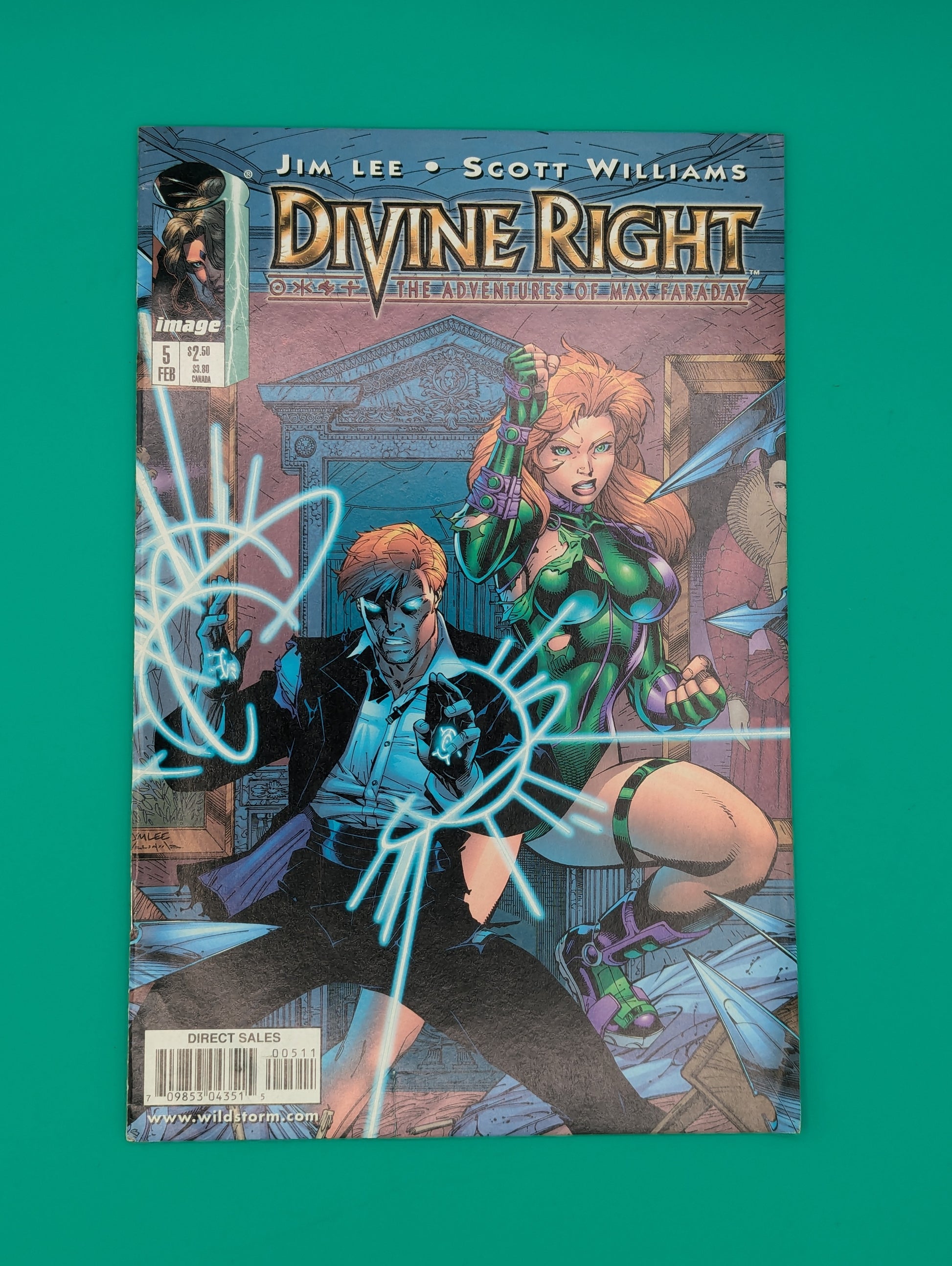 Divine Right: The Adventures of Max Faraday #5 (1997) - Image Comics Collectibles:Comic Books & Memorabilia:Comics:Comics & Graphic Novels JJJambers Vintage Vault   