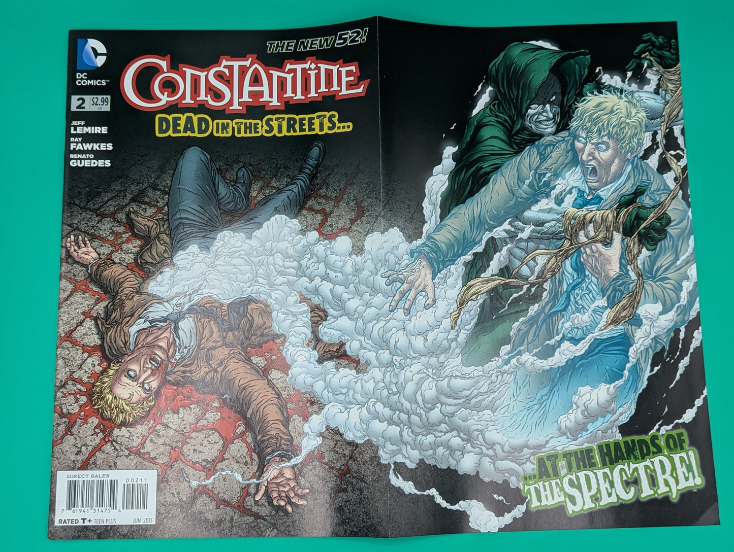 Constantine, New 52 #2b (2013) - DC Comic Variant [Cover Foldout] Collectibles:Comic Books & Memorabilia:Comics:Comics & Graphic Novels JJJambers Jamboree