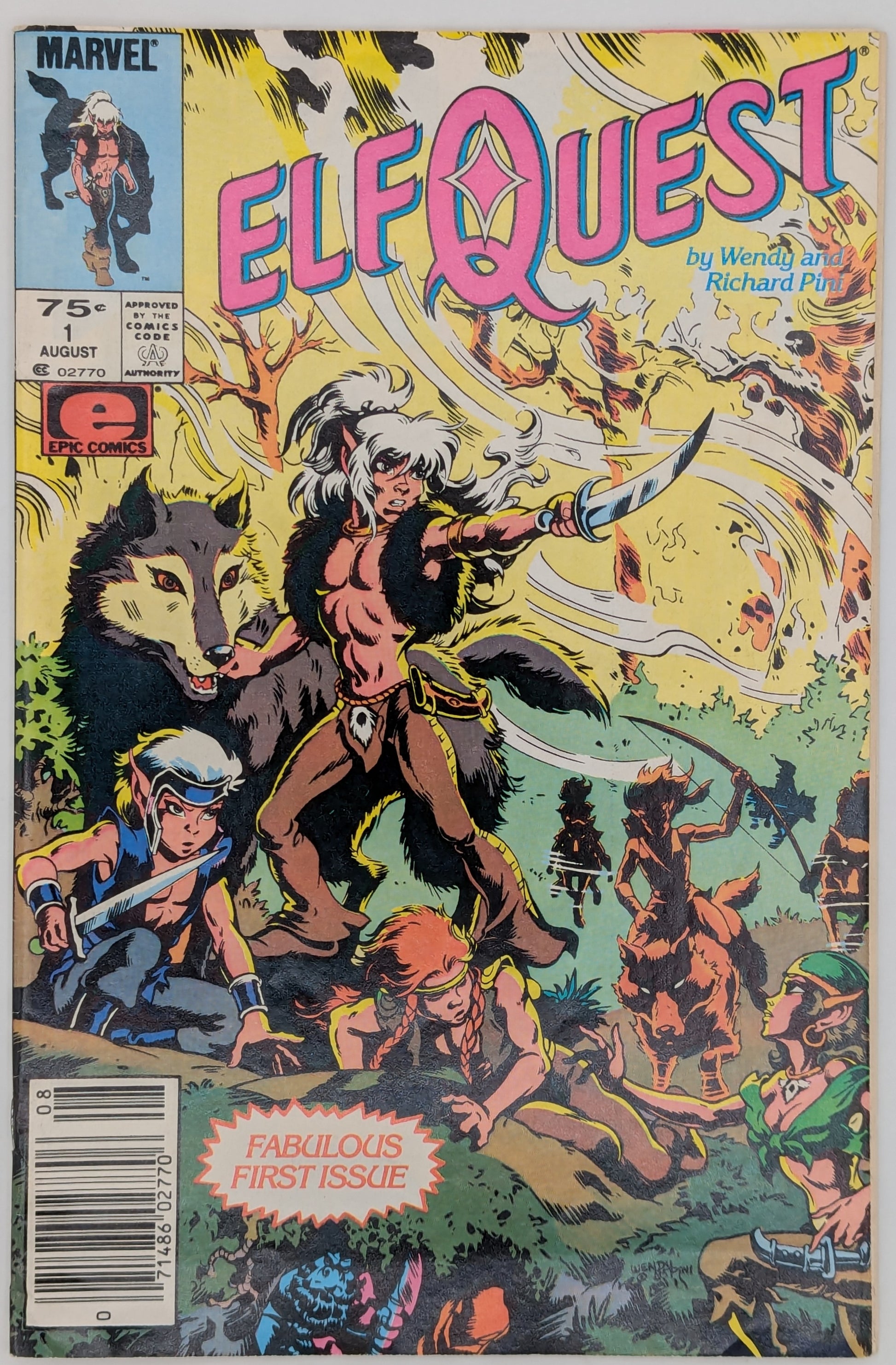 ElfQuest #1 (1985) [Newsstand] - Marvel / Epic Comic - VF Collectibles:Comic Books & Memorabilia:Comics:Comics & Graphic Novels JJJambers Jamboree