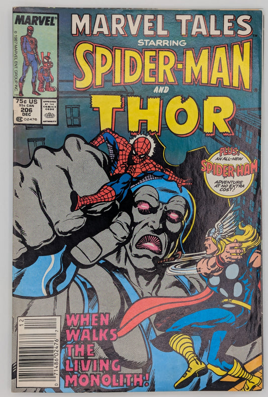 Marvel Tales #206 (1988) - Marvel Comic Collectibles:Comic Books & Memorabilia:Comics:Comics & Graphic Novels JJJambers Jamboree