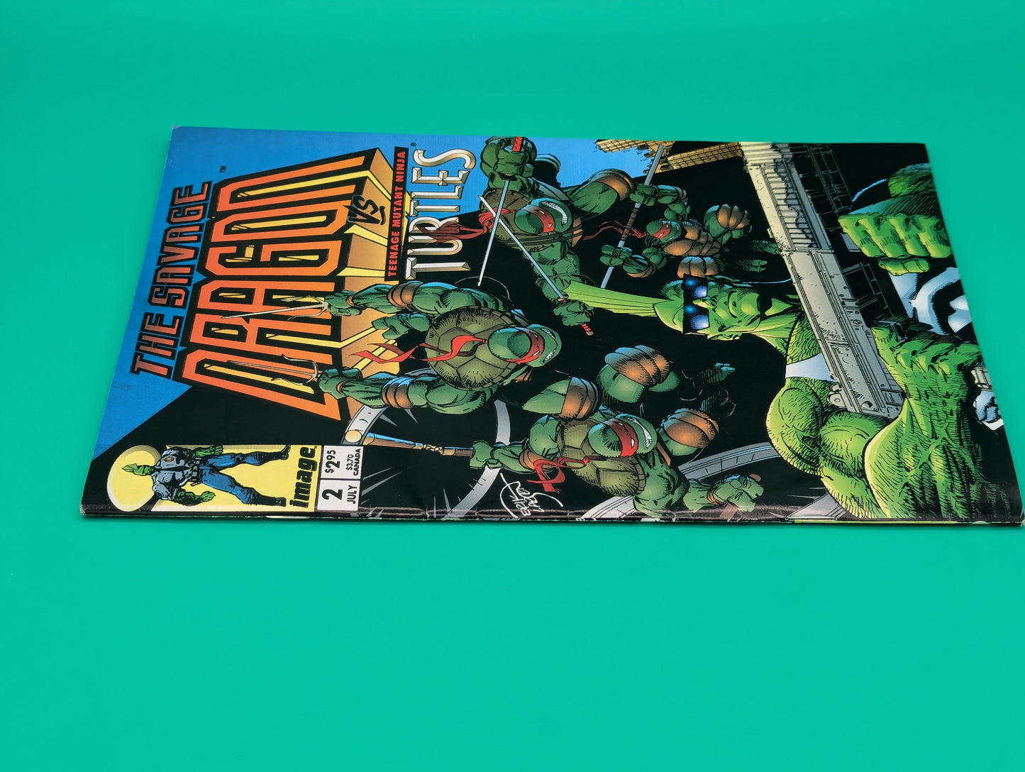 Savage Dragon vs TMNT #2 / Vanguard #0 (1993) - Image Comics Collectibles:Comic Books & Memorabilia:Comics:Comics & Graphic Novels JJJambers Vintage Vault   