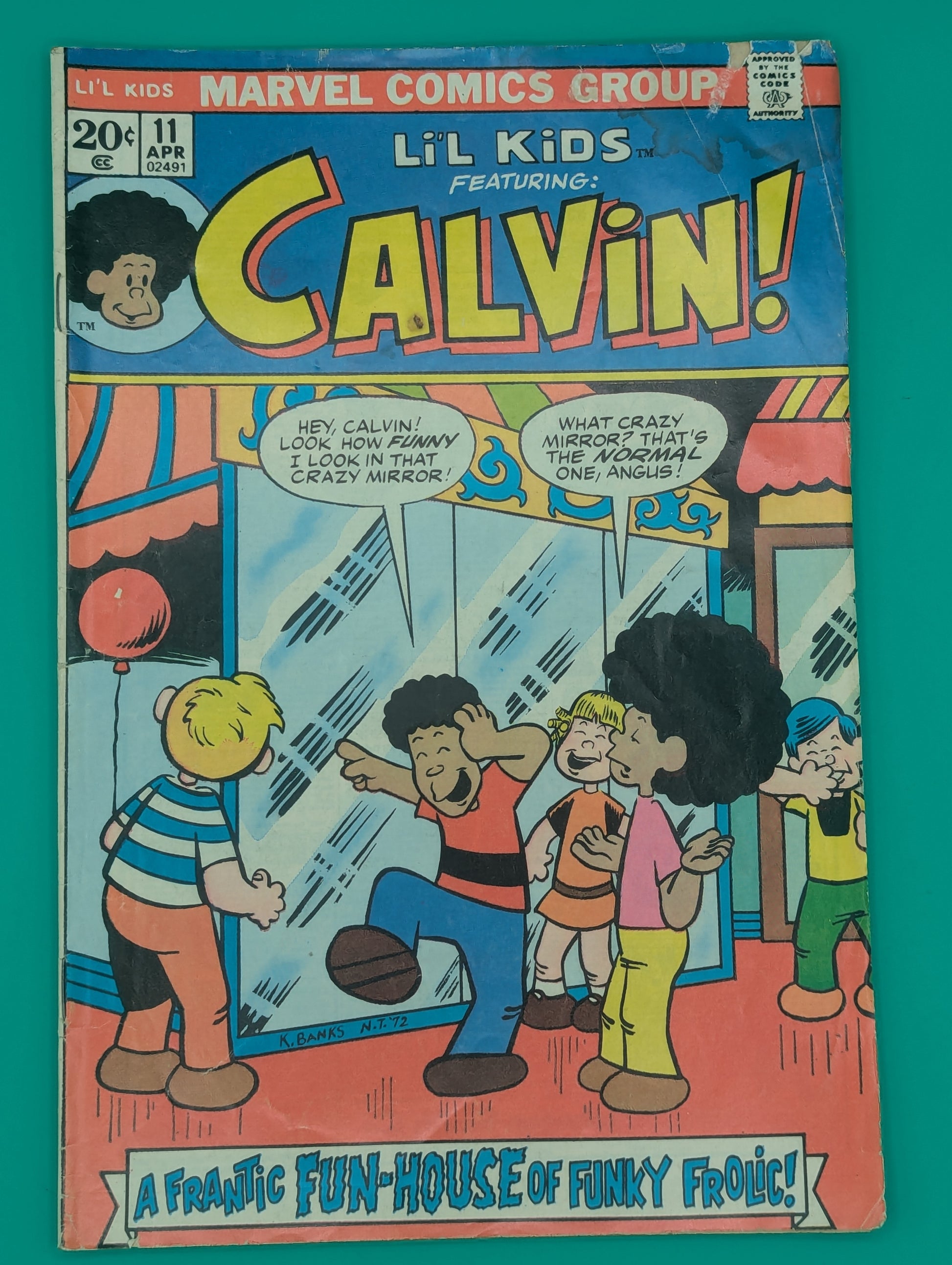 Li'l Kids #11 (1972) - Second Appearance of Calvin -Marvel Comic [Flawed] Collectibles:Comic Books & Memorabilia:Comics:Comics & Graphic Novels JJJambers Jamboree