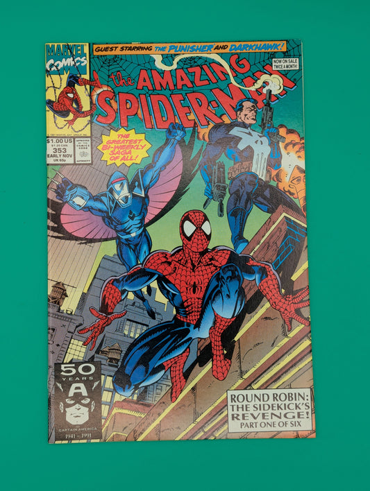 Spider-Man, Amazing #353: Round Robin: The Sidekick's Revenge Part 1 of 6 (1991) - Marvel Comic Collectibles:Comic Books & Memorabilia:Comics:Comics & Graphic Novels JJJambers Jamboree