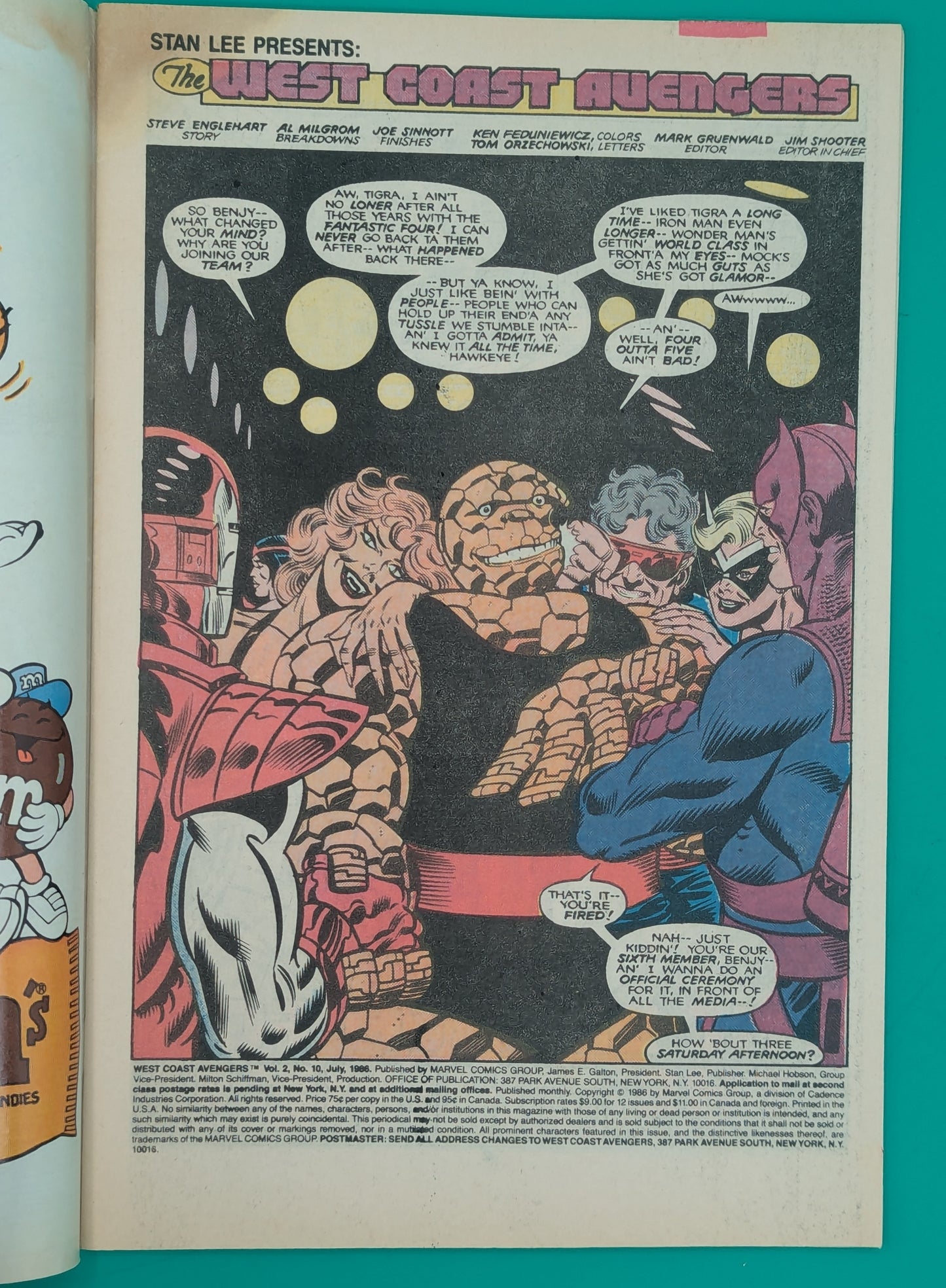 West Coast Avengers #10 (1986) - Marvel Comic - FN Collectibles:Comic Books & Memorabilia:Comics:Comics & Graphic Novels JJJambers Jamboree