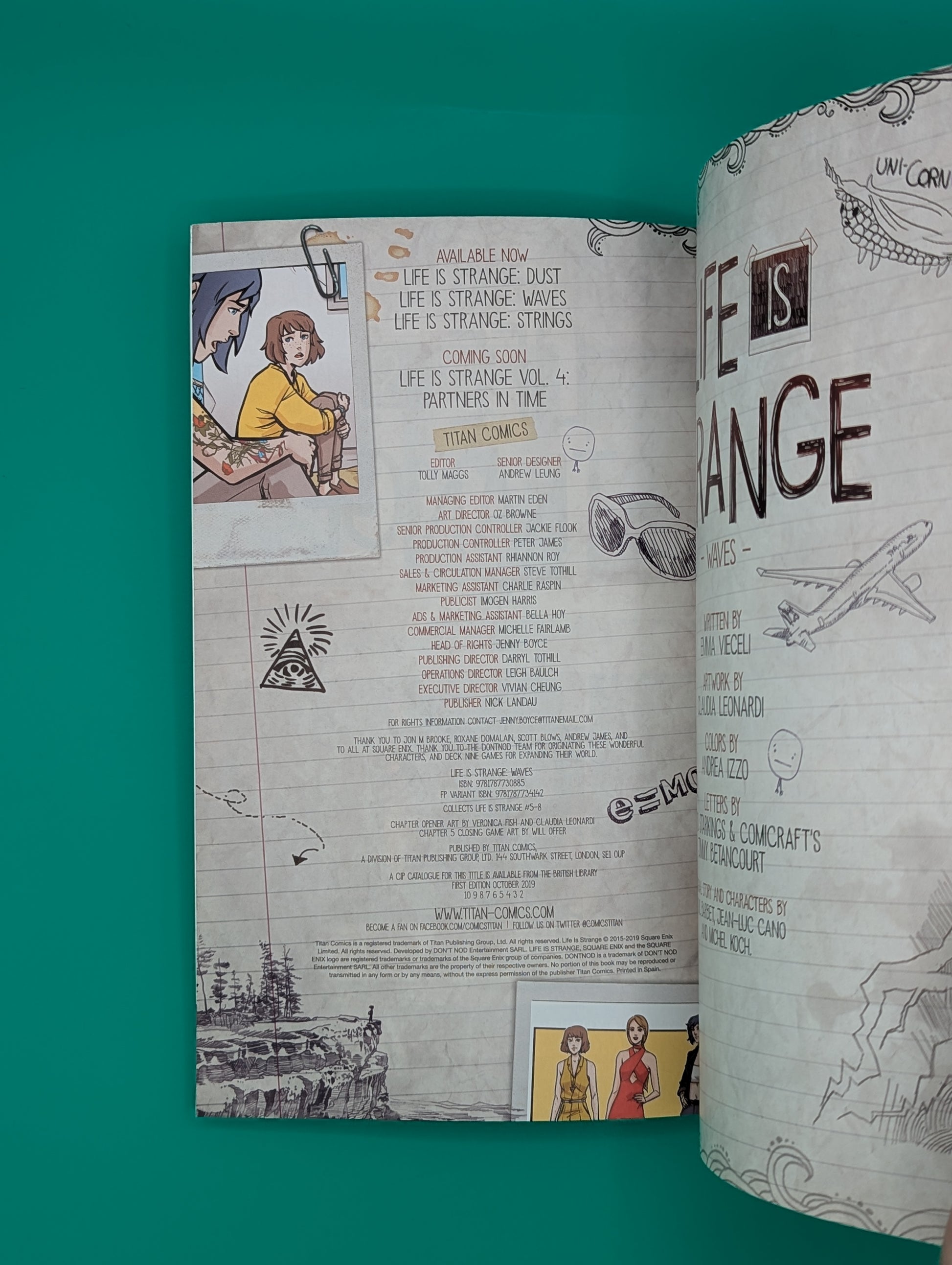 Life is Strange Vol 2: Waves (2020) - Titan Comics Collectibles:Comic Books & Memorabilia:Comics:Comics & Graphic Novels JJJambers Vintage Vault   