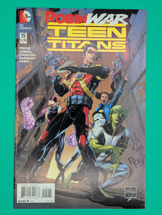 Teen Titans #15: Robin War Tie-In (2016) - DC Comic Collectibles:Comic Books & Memorabilia:Comics:Comics & Graphic Novels JJJambers Jamboree
