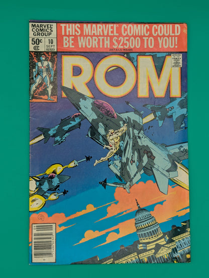 ROM #10 (1980) - Marvel Comic - VF Collectibles:Comic Books & Memorabilia:Comics:Comics & Graphic Novels JJJambers Jamboree