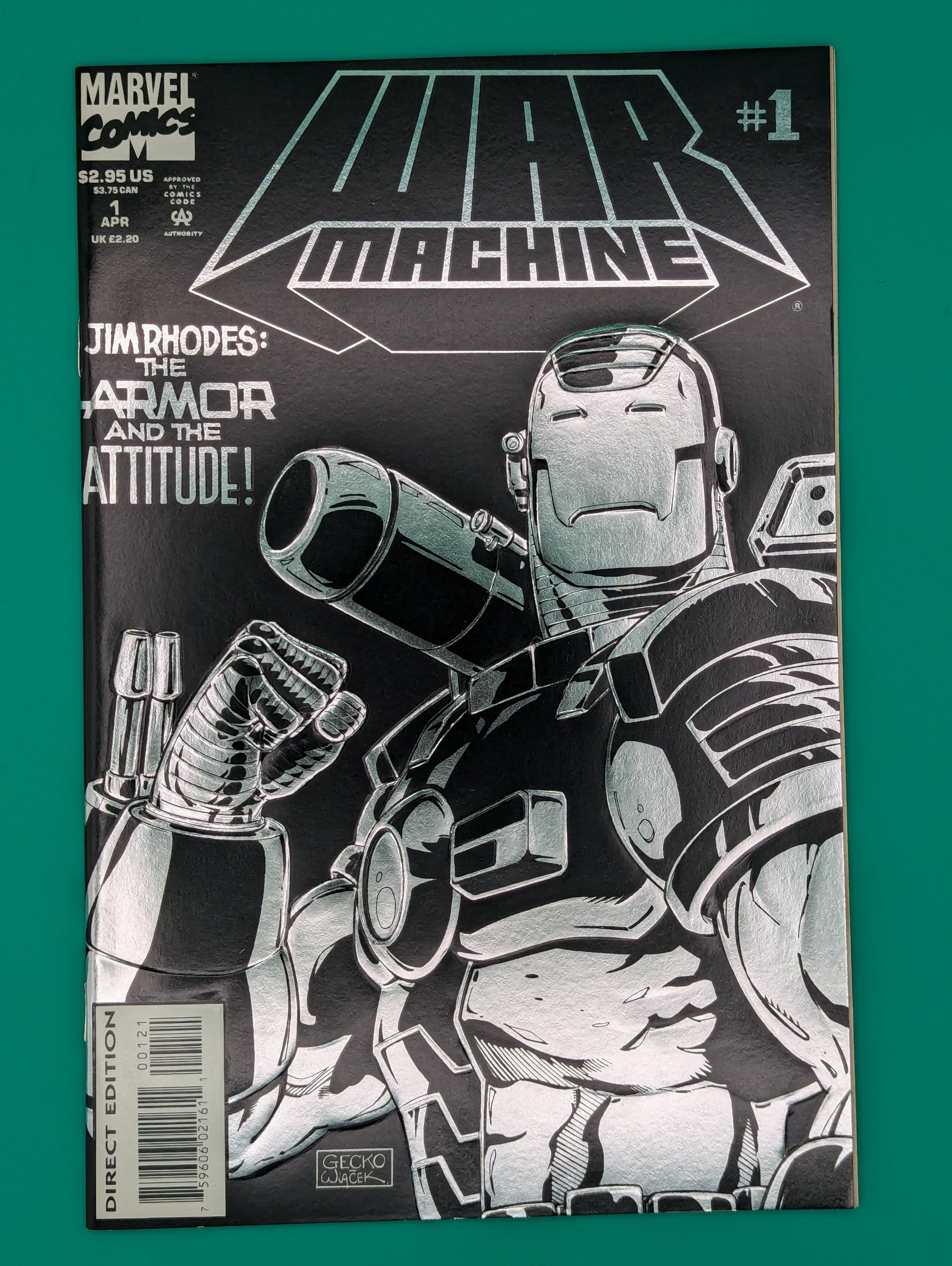 War Machine #1 (1994) Foil - Marvel Comics Collectibles:Comic Books & Memorabilia:Comics:Comics & Graphic Novels JJJambers Vintage Vault   