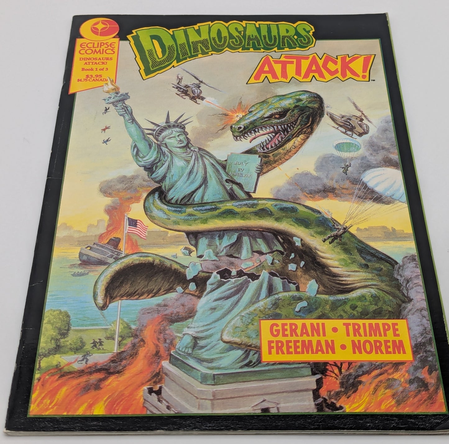 Dinosaurs Attack! #1 (1988) - Eclipse Comic - VF Collectibles:Comic Books & Memorabilia:Comics:Comics & Graphic Novels JJJambers Jamboree