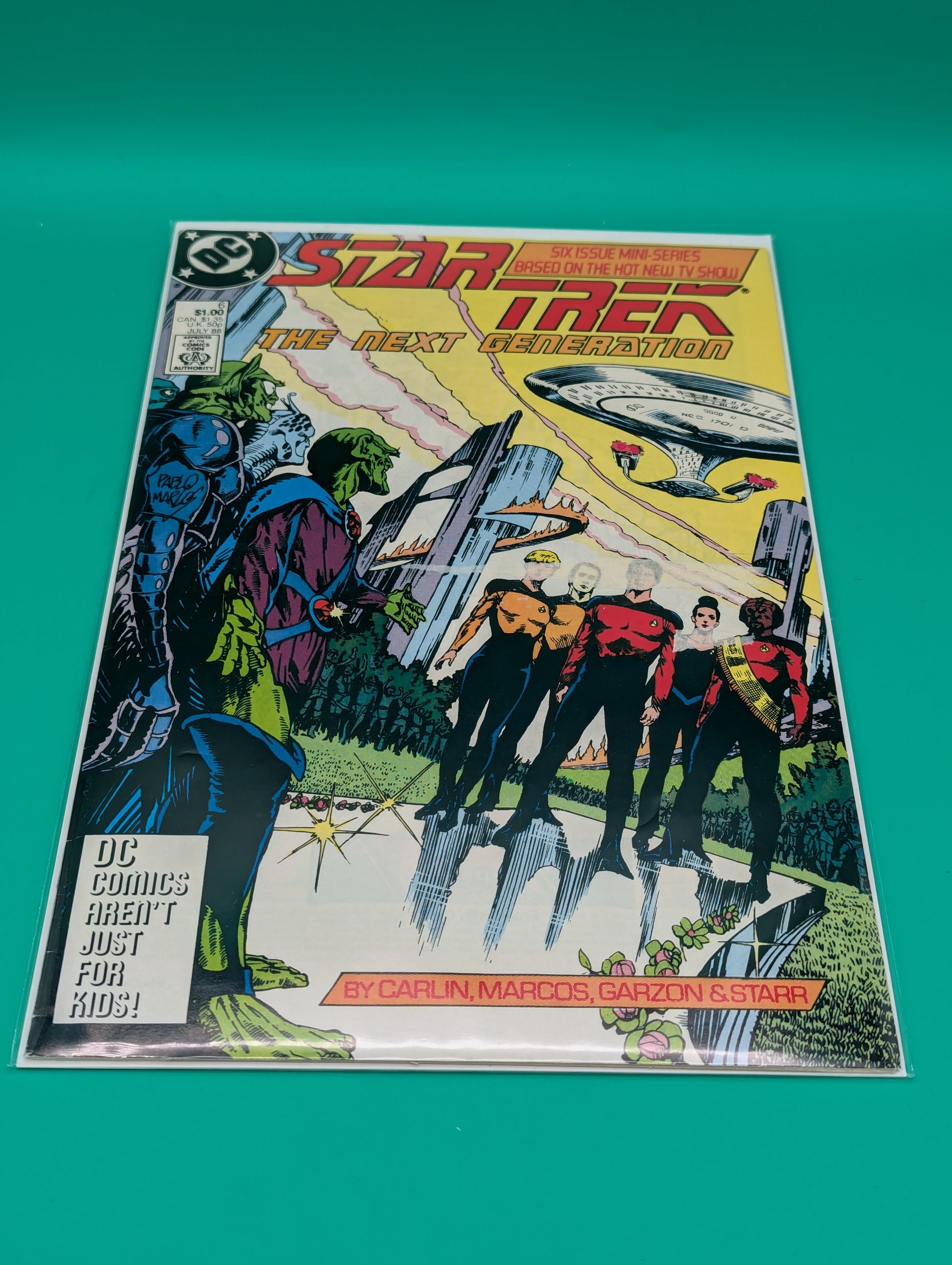 Star Trek: The Next Generation #6 (1988) From 6 issue miniseries - DC Comics Collectibles:Comic Books & Memorabilia:Comics:Comics & Graphic Novels JJJambers Vintage Vault   