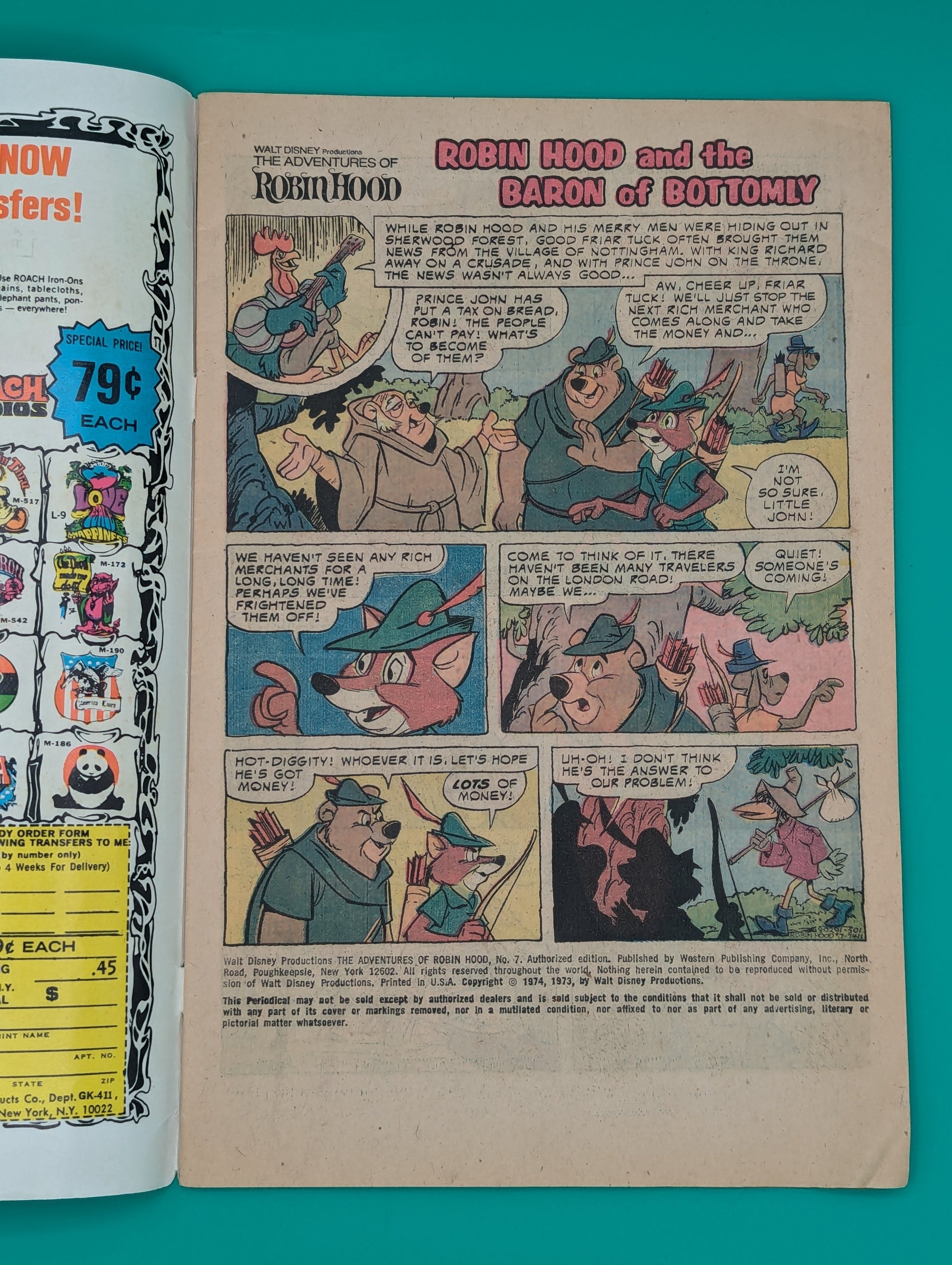 The Adventures of Robin Hood #7 (1974) - Whitman Comic Collectibles:Comic Books & Memorabilia:Comics:Comics & Graphic Novels JJJambers Jamboree