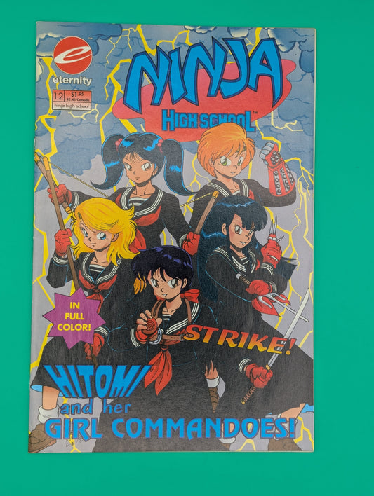 Ninja High School #12 (1989) - Eternity Comic Collectibles:Comic Books & Memorabilia:Comics:Comics & Graphic Novels JJJambers Jamboree