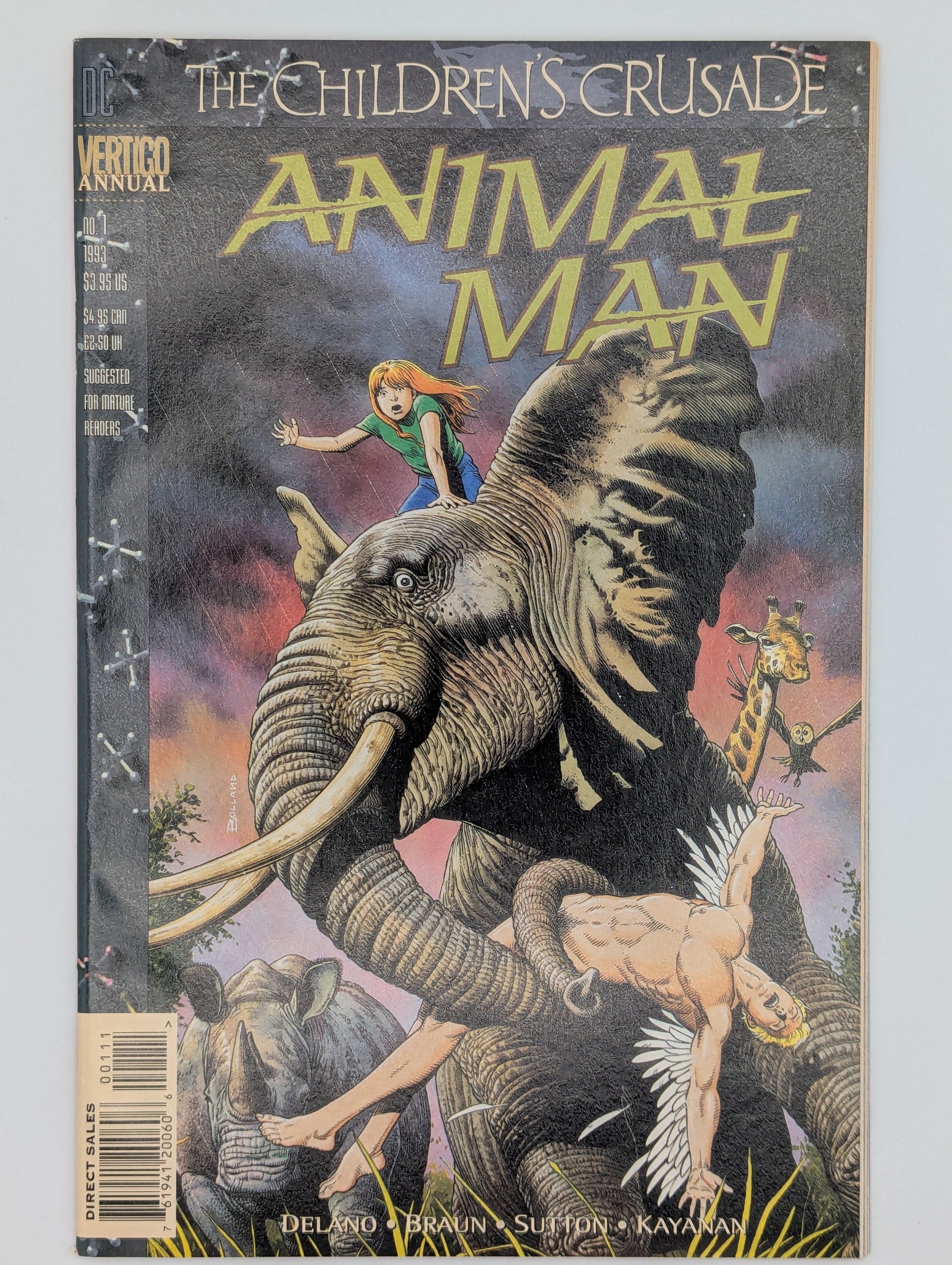 Animal Man Annual #1: The Children's Crusade (1993) - Vertigo Comic - VF Collectibles:Comic Books & Memorabilia:Comics:Comics & Graphic Novels JJJambers Jamboree