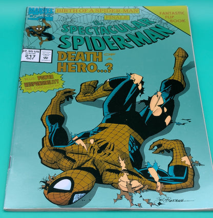 Spider-Man, Spectacular: Death Hero...? #217 [2 issue Flip Book] (1994) - Marvel Comic - VF Collectibles:Comic Books & Memorabilia:Comics:Comics & Graphic Novels JJJambers Jamboree