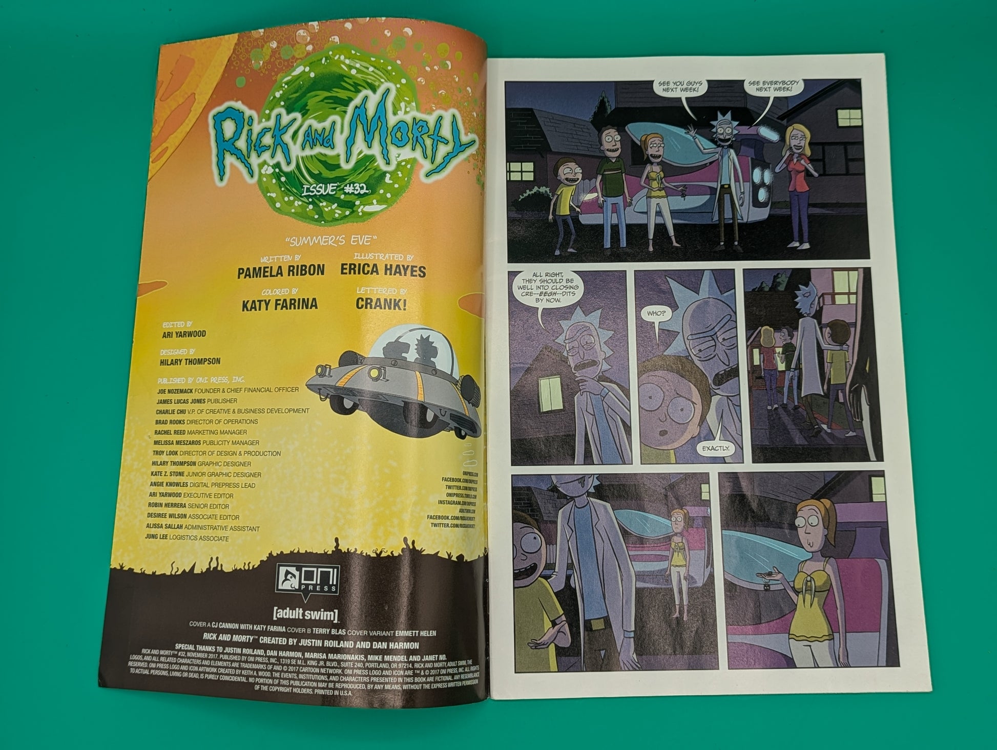 Rick and Morty #32 (2017) - Oni Press Comics Collectibles:Comic Books & Memorabilia:Comics:Comics & Graphic Novels JJJambers Jamboree   