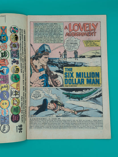 Six Million Dollar Man, The #4 (1976) - Charlton Comic - High Grade Collectibles:Comic Books & Memorabilia:Comics:Comics & Graphic Novels JJJambers Jamboree