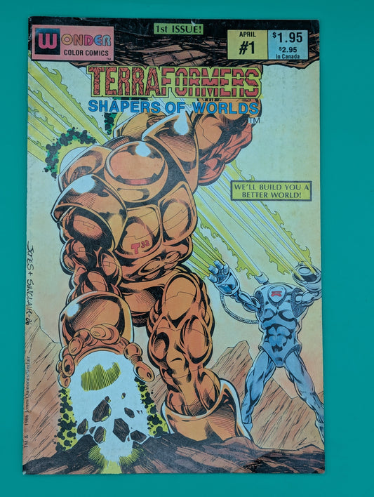 Terraformers #1 (1986) - Wonder Color Comic Collectibles:Comic Books & Memorabilia:Comics:Comics & Graphic Novels JJJambers Jamboree
